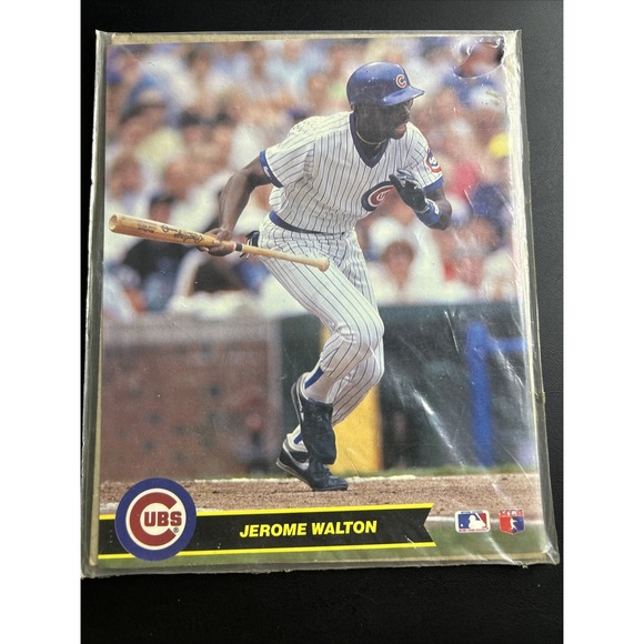 Other - Jerome Walton Chicago Cubs MLB 1990 Collectors Marketing Action Photo Unopened